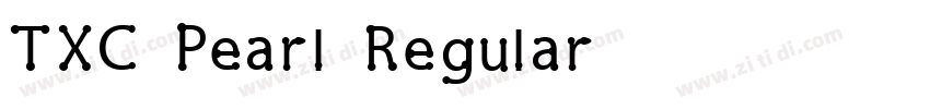 TXC Pearl Regular字体转换